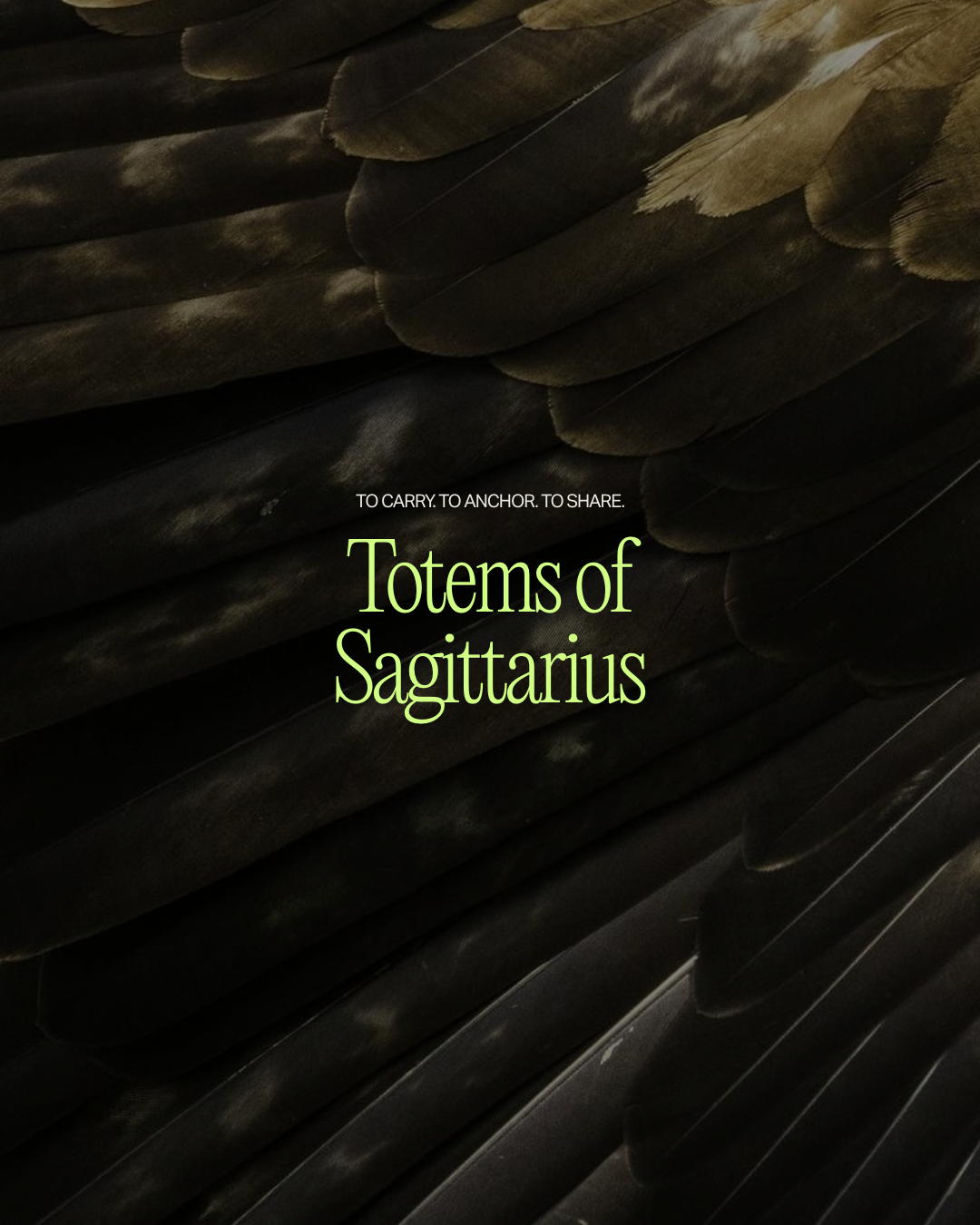 Totems of Sagittarius: Crystal Gifts and Talismans - Haus of Moss + Moon
