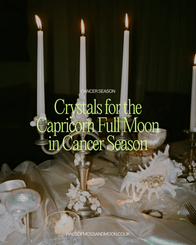 Crystals for Cancer Season and the Capricorn Full Moon - Haus of Moss and Moon