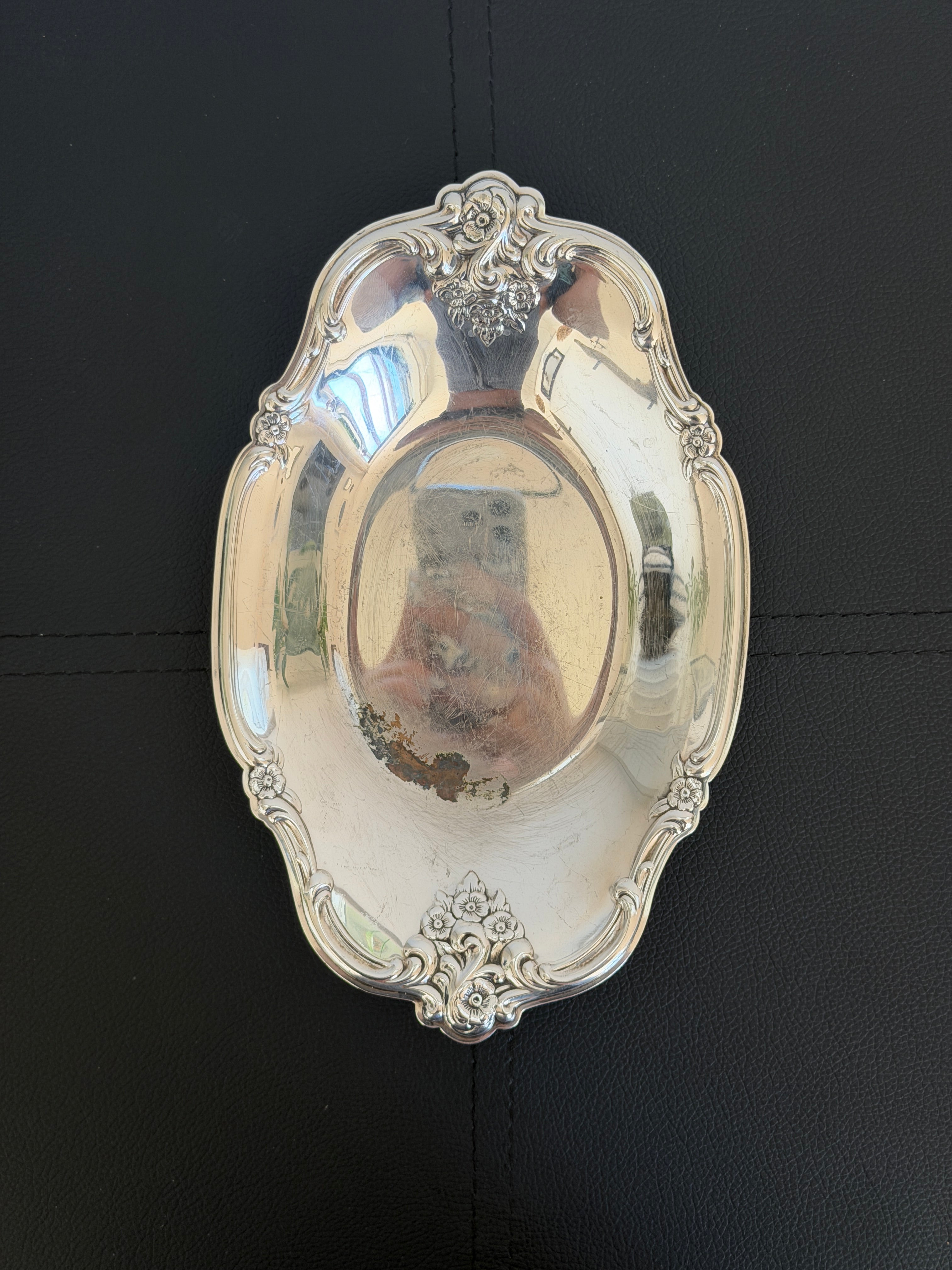 Vintage Silver Trinket Dish