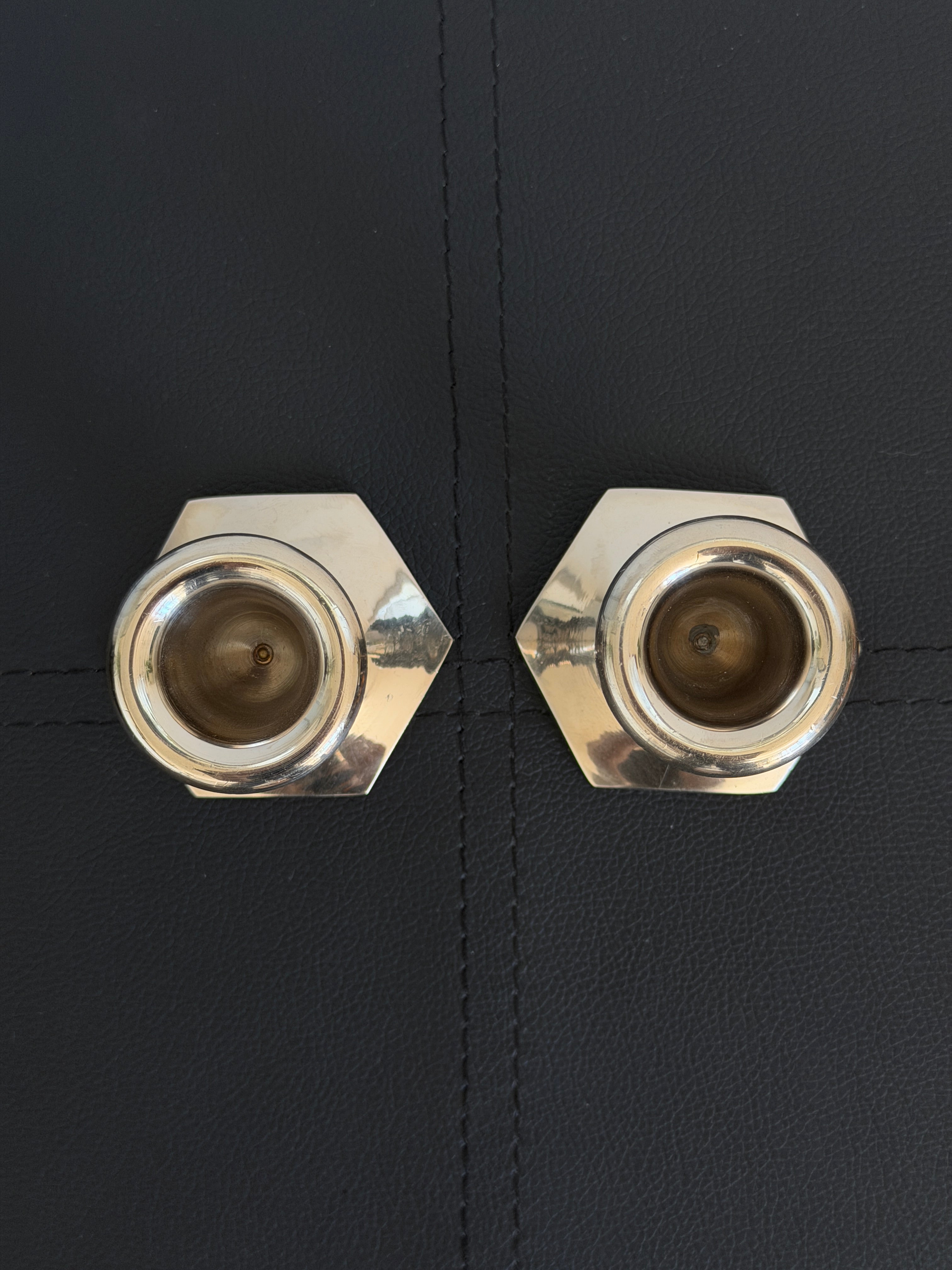 Pair of Vintage Silver Candlestick Holders
