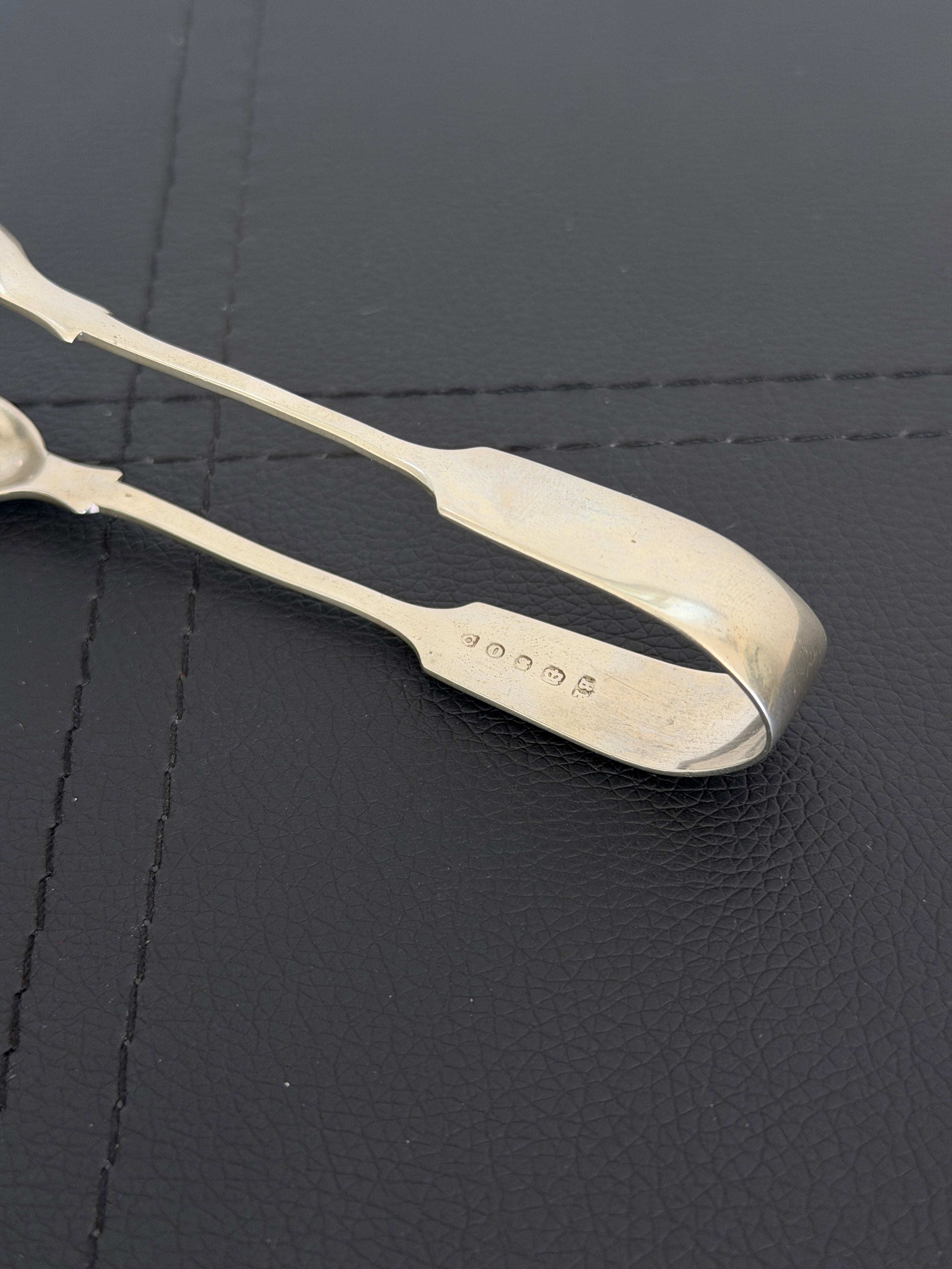 Antique Silver Tongs