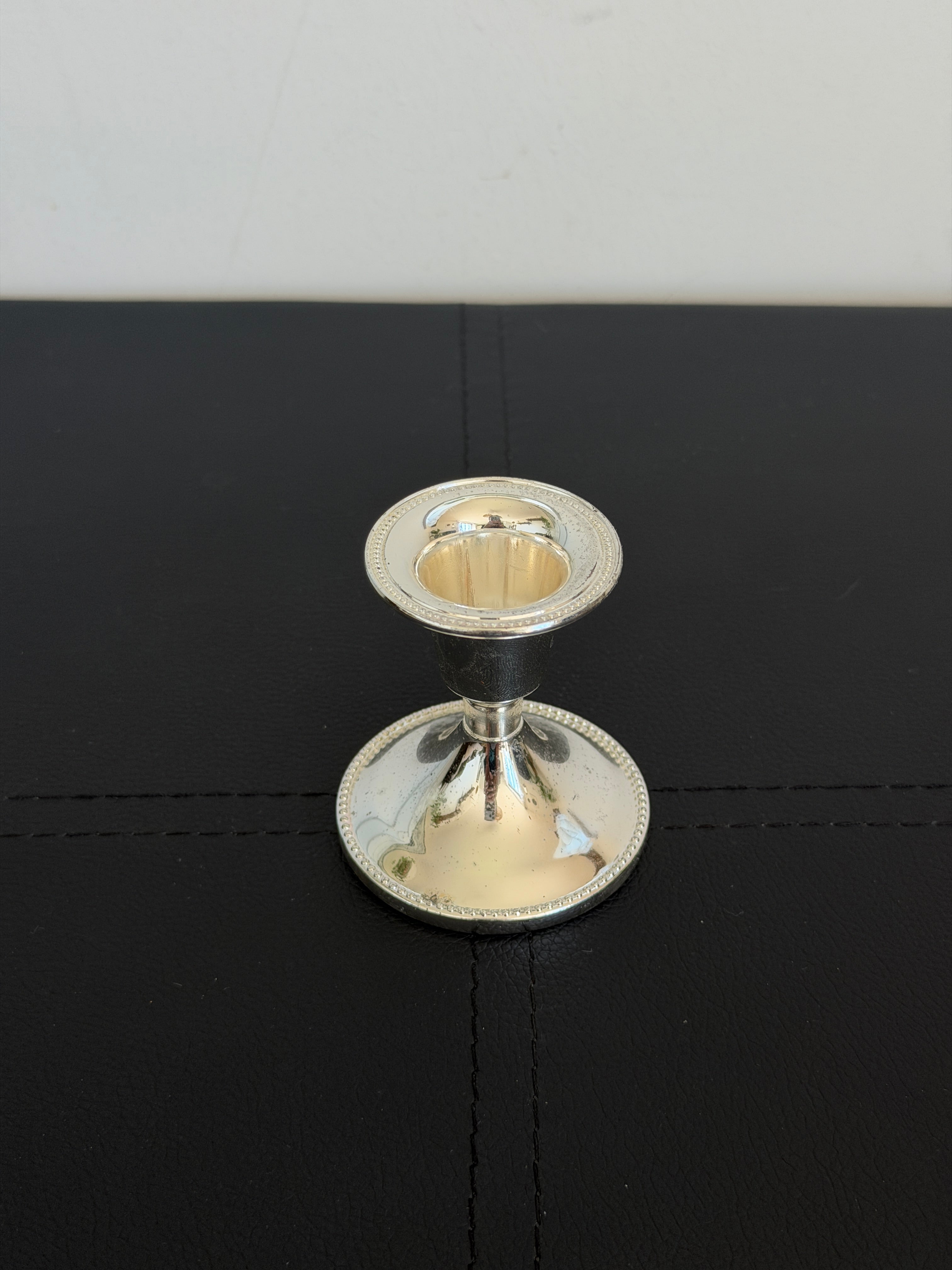 Vintage Silver Candlestick Holder