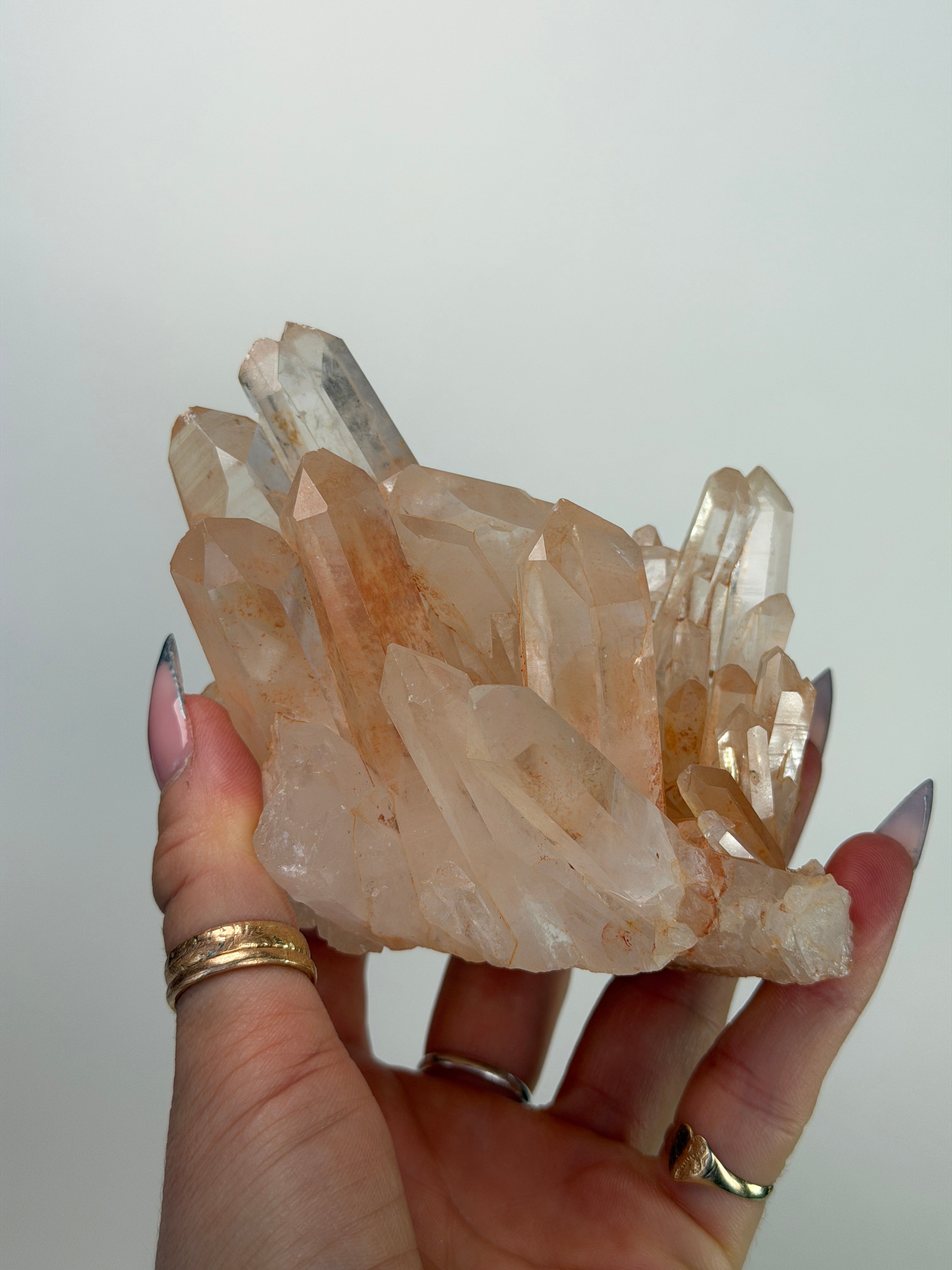 Pink Clear Quartz, G Iron Quartz Madagascar - Haus of Moss + Moon