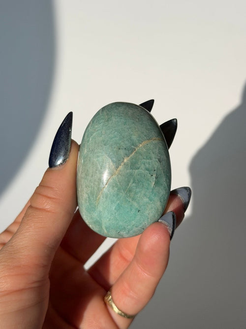 Amazonite Pebble, A AmazoniteMadagascar- Haus of Moss and Moon