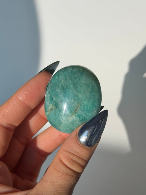 Amazonite Pebble, B AmazoniteMadagascar- Haus of Moss and Moon