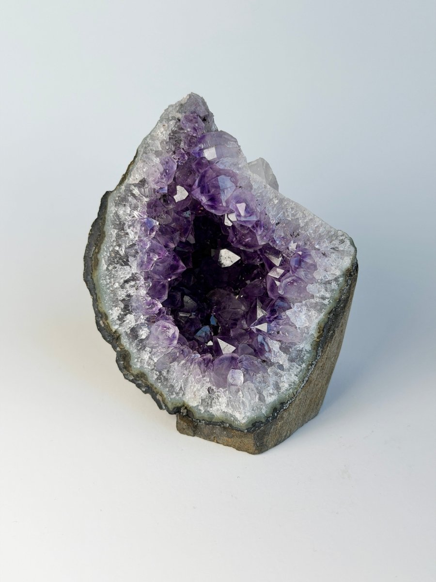 Amethyst Cut Base, Uruguay, B Amethyst Uruguay - Haus of Moss + Moon