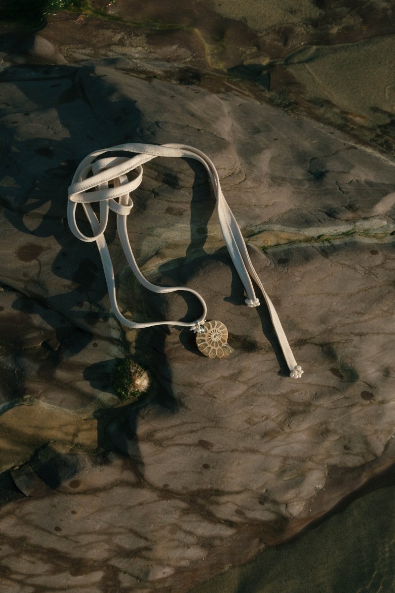 APHRODITE Ammonite Choker | palmworks x hom+m JewelleryHaus of Moss + Moon- Haus of Moss and Moon