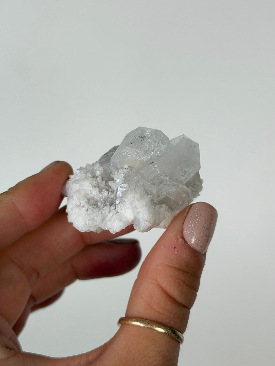 Apophyllite Cluster, India ZeolitesIndia- Haus of Moss and Moon