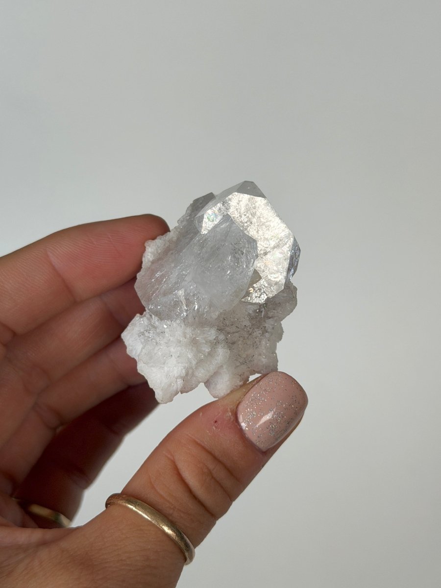Apophyllite Cluster, India ZeolitesIndia- Haus of Moss and Moon