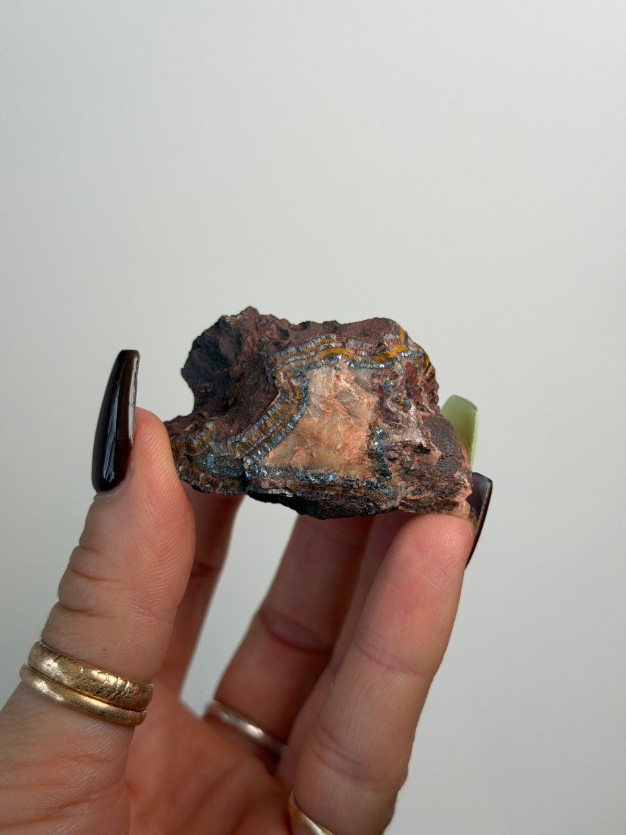 Banded Specularite in Hematite, Cumbria Specular Hematite QuartzCumbria - Haus of Moss + Moon