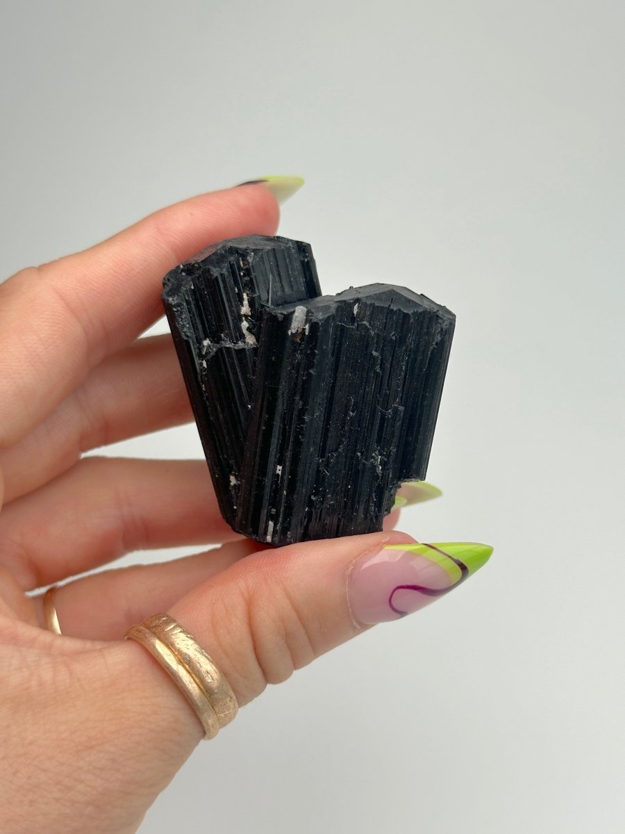 Black Tourmaline, Madagascar, D Tourmaline Madagascar - Haus of Moss + Moon