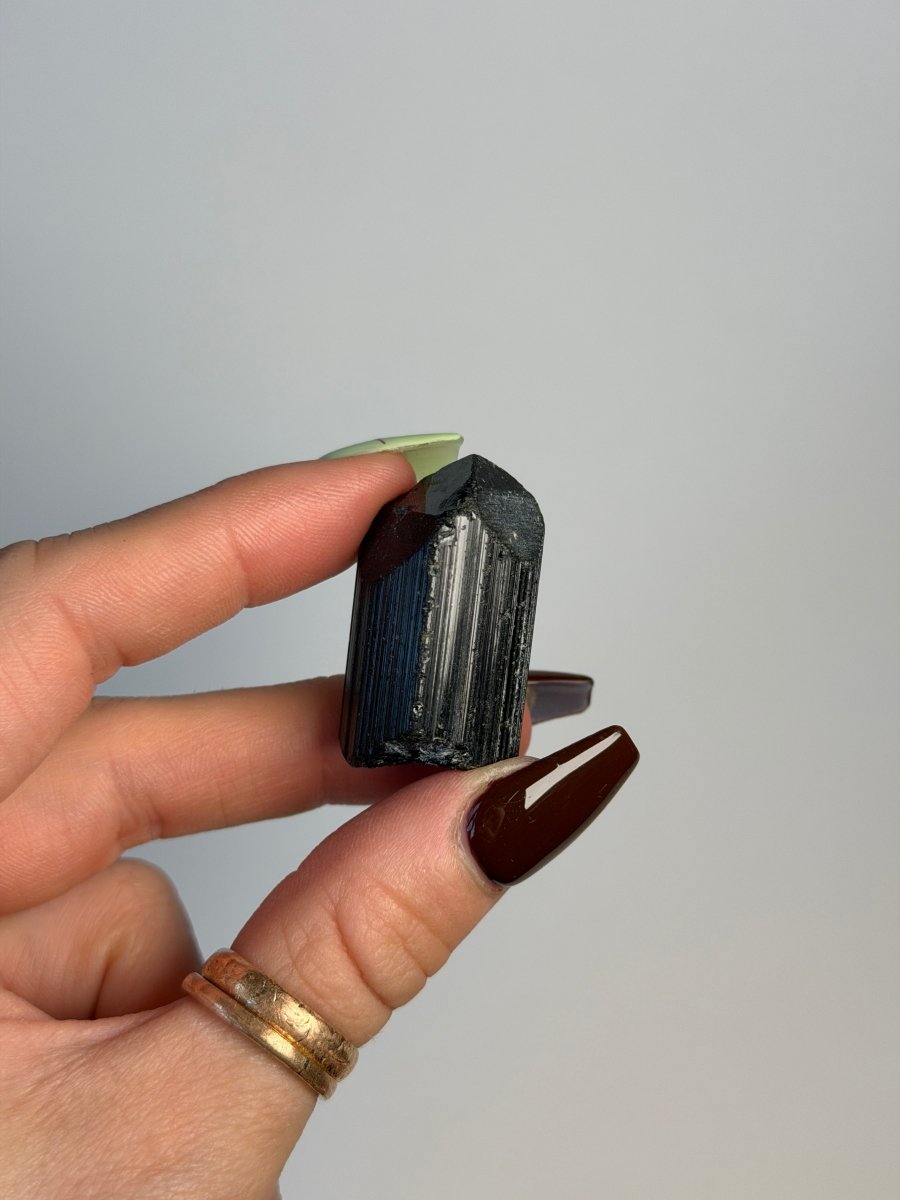 Black Tourmaline, Madagascar Tourmaline Madagascar - Haus of Moss + Moon