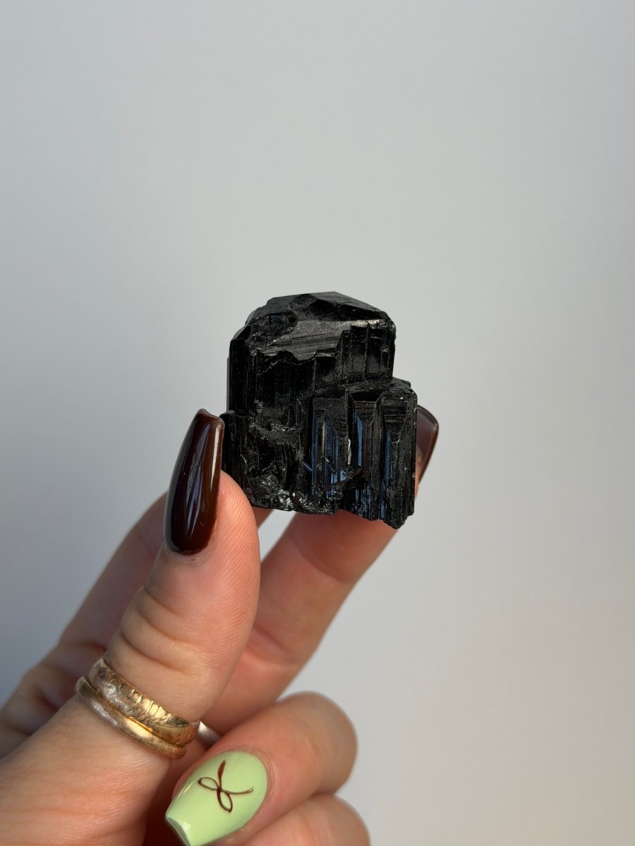 Black Tourmaline, Madagascar Tourmaline Madagascar - Haus of Moss + Moon