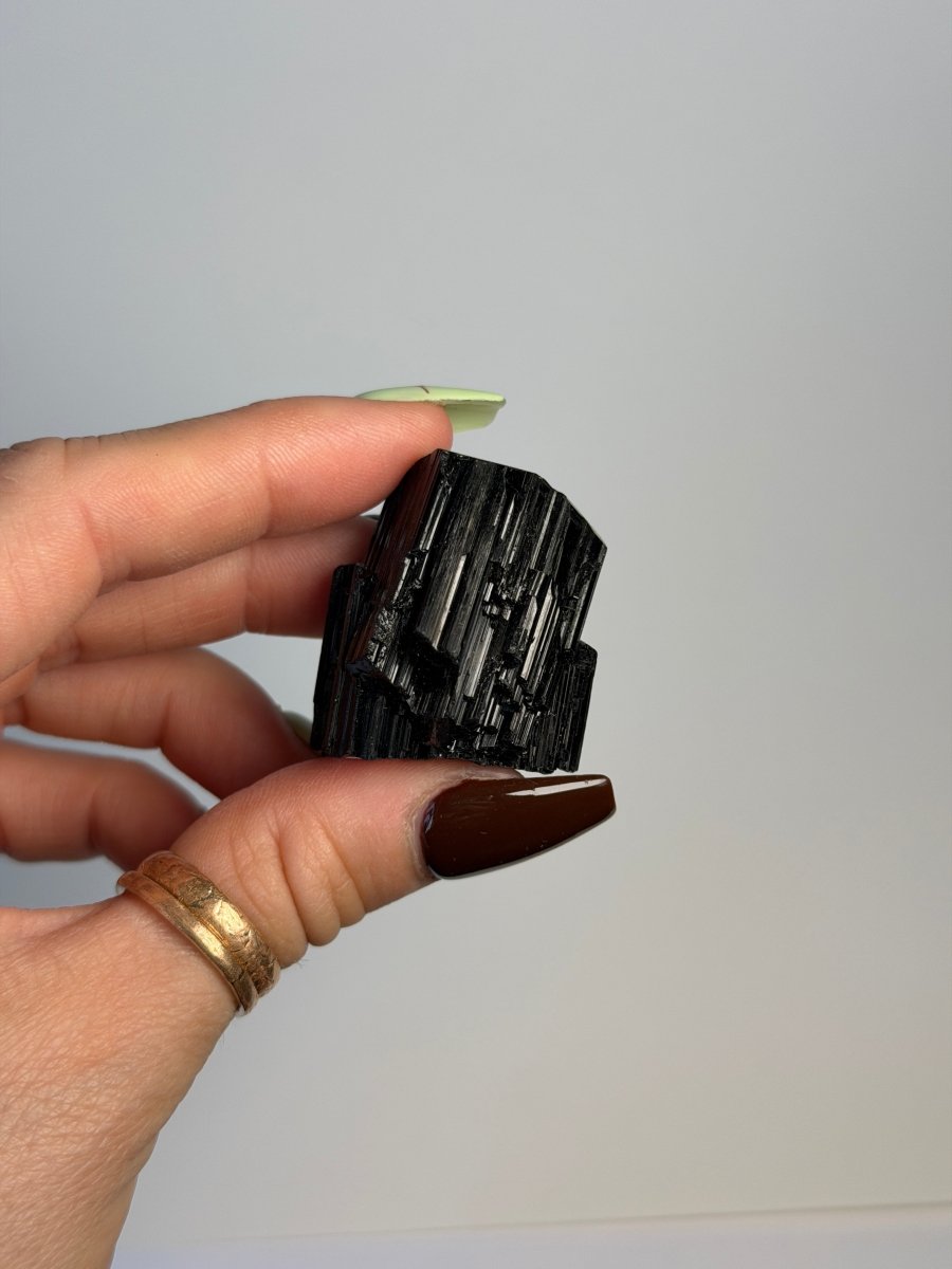 Black Tourmaline, Madagascar Tourmaline Madagascar - Haus of Moss + Moon