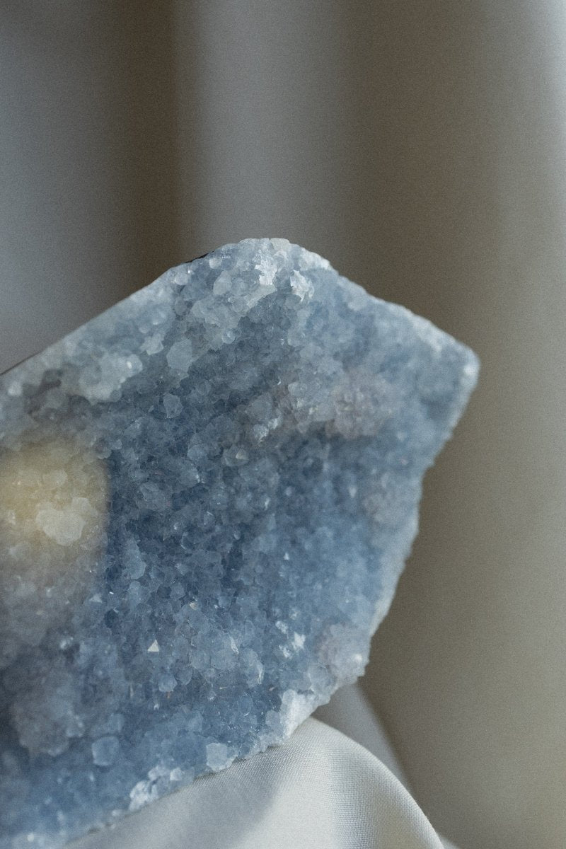Blue Chalcedony, Zeolites, B ZeolitesIndia - Haus of Moss + Moon