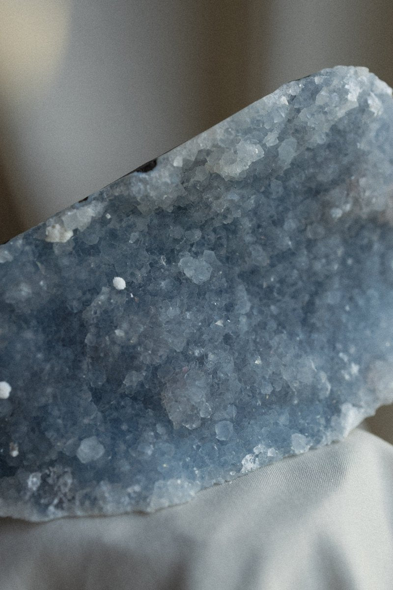 Blue Chalcedony, Zeolites, B ZeolitesIndia - Haus of Moss + Moon