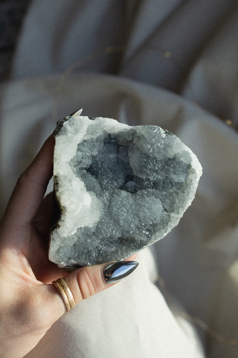 Blue Chalcedony, Zeolites, C ZeolitesIndia - Haus of Moss + Moon
