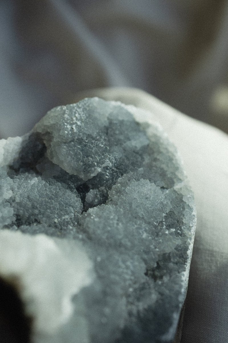 Blue Chalcedony, Zeolites, C ZeolitesIndia - Haus of Moss + Moon