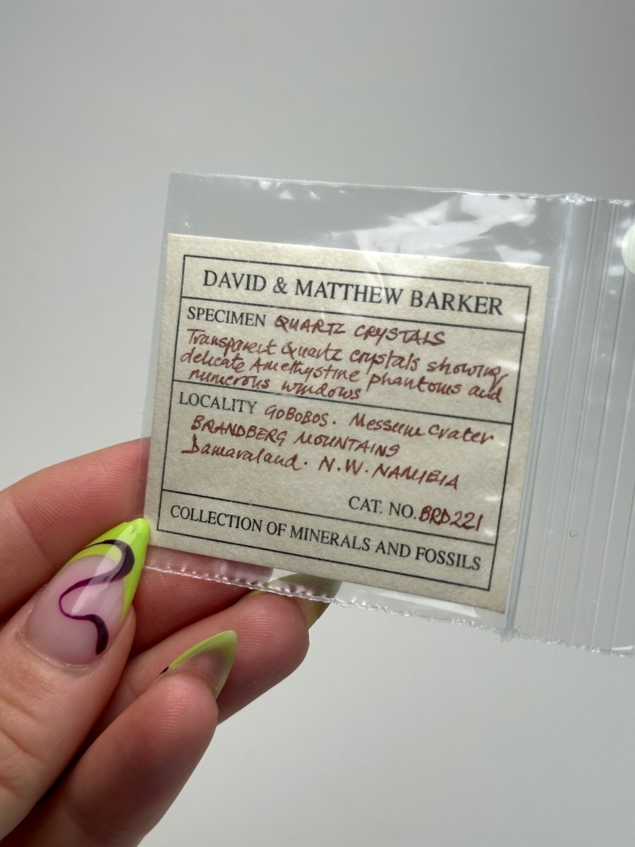 Brandberg Phantom Amethyst, Namibia, A AmethystSouth Africa - Haus of Moss + Moon