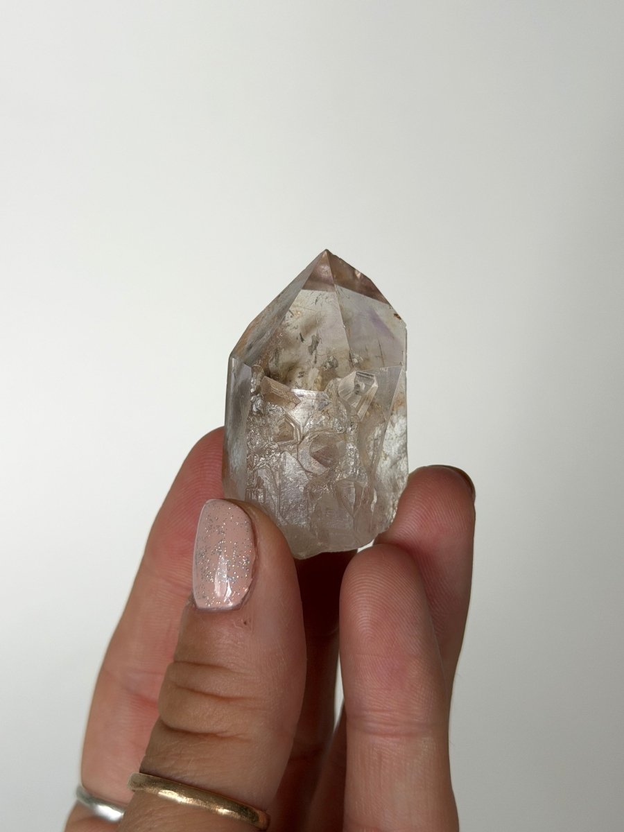 Brandberg Phantom Smoky Amethyst, Namibia Amethyst Namibia- Haus of Moss and Moon