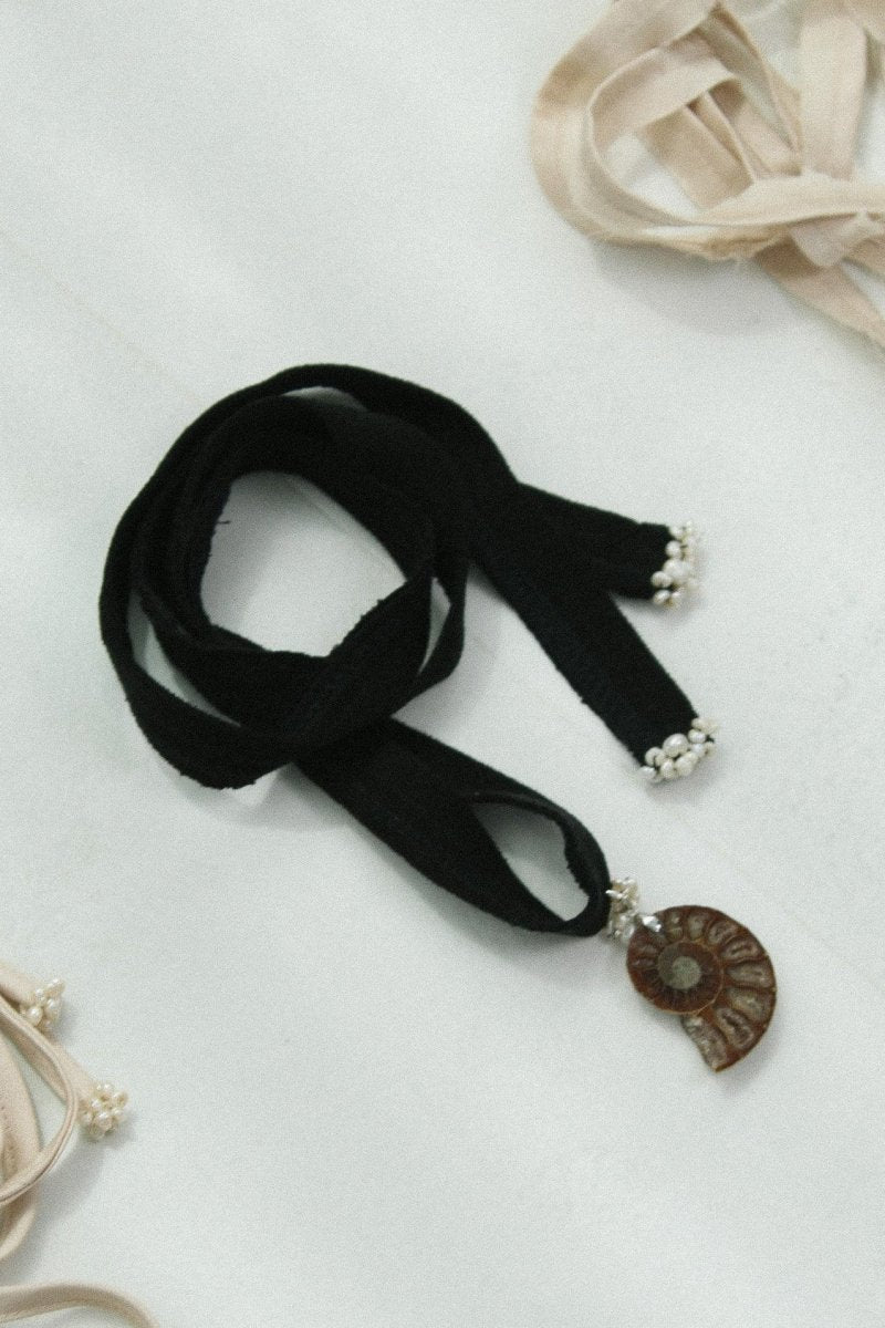 CALYPSO Ammonite Choker | palmworks x hom+m JewelleryHaus of Moss + Moon- Haus of Moss and Moon