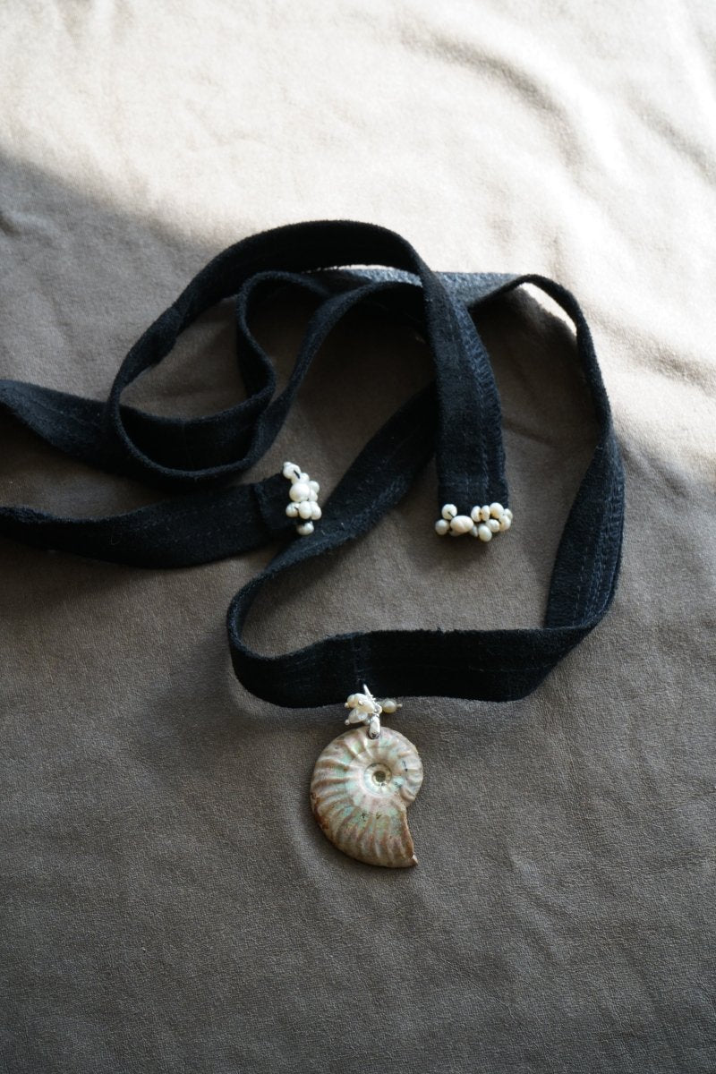 CALYPSO Ammonite Choker | palmworks x hom+m JewelleryHaus of Moss + Moon- Haus of Moss and Moon