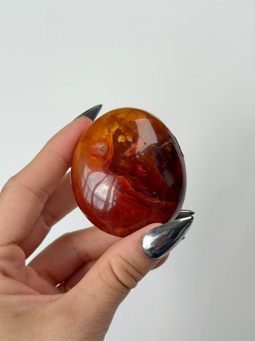 Carnelian Pebble, A CarnelianMadagascar - Haus of Moss and Moon
