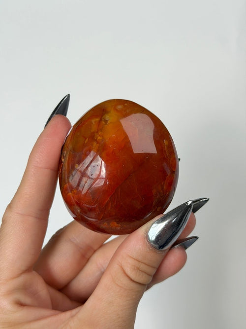 Carnelian Pebble, A CarnelianMadagascar - Haus of Moss and Moon