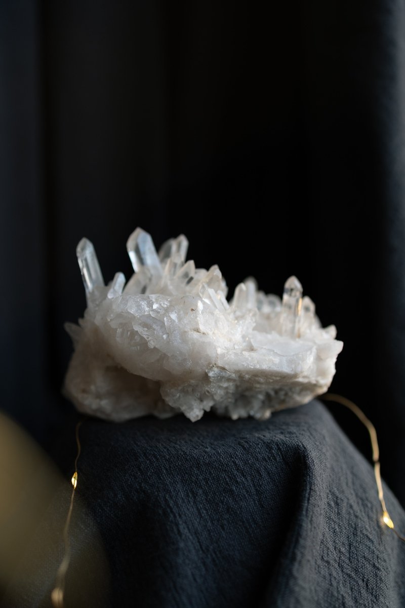 Clear Quartz Cluster, Diamantina, D Clear QuartzBrazil - Haus of Moss + Moon