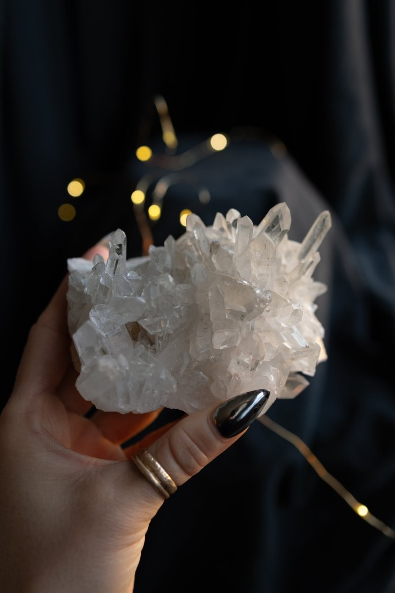 Clear Quartz Cluster, Diamantina, D Clear QuartzBrazil - Haus of Moss + Moon
