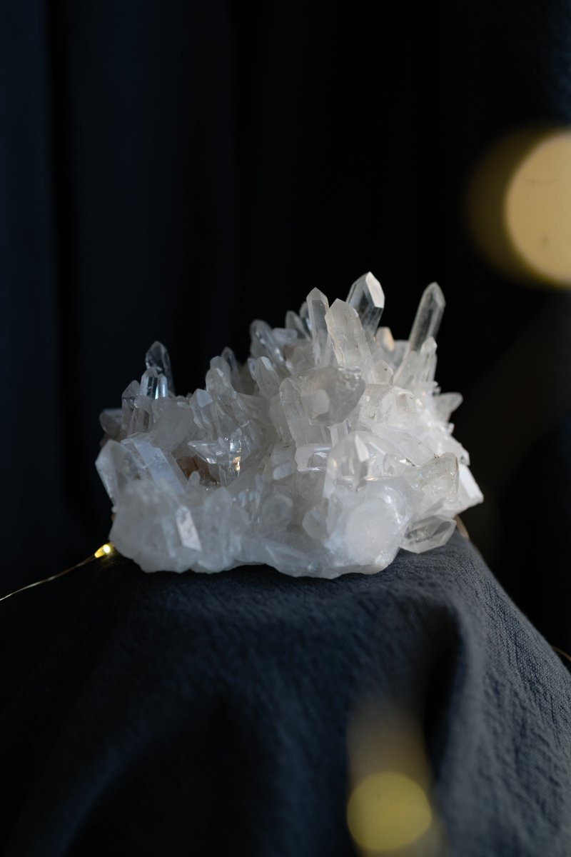 Clear Quartz Cluster, Diamantina, D Clear QuartzBrazil - Haus of Moss + Moon