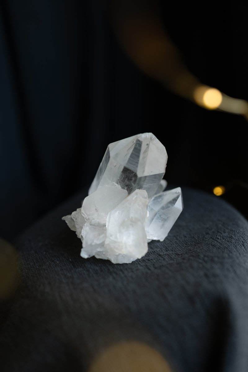 Clear Quartz Cluster, Diamantina, E Clear QuartzBrazil - Haus of Moss + Moon