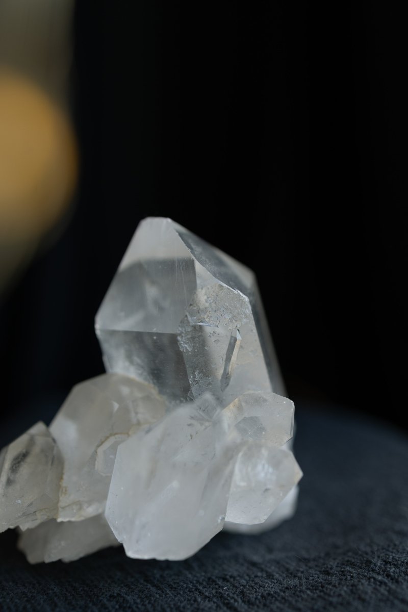 Clear Quartz Cluster, Diamantina, E Clear QuartzBrazil - Haus of Moss + Moon