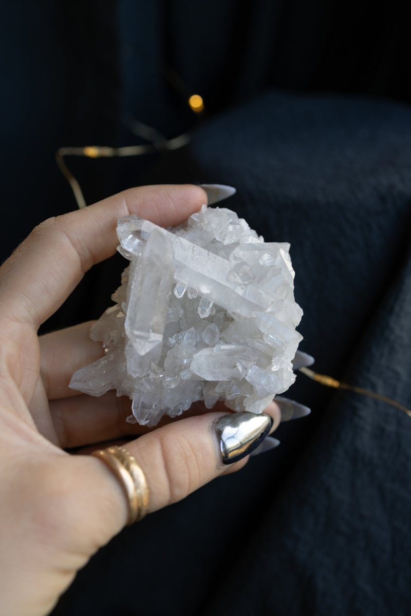 Clear Quartz Cluster, Diamantina, F Clear QuartzBrazil - Haus of Moss + Moon