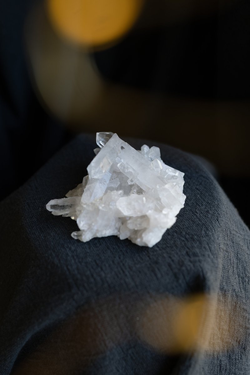 Clear Quartz Cluster, Diamantina, F Clear QuartzBrazil - Haus of Moss + Moon