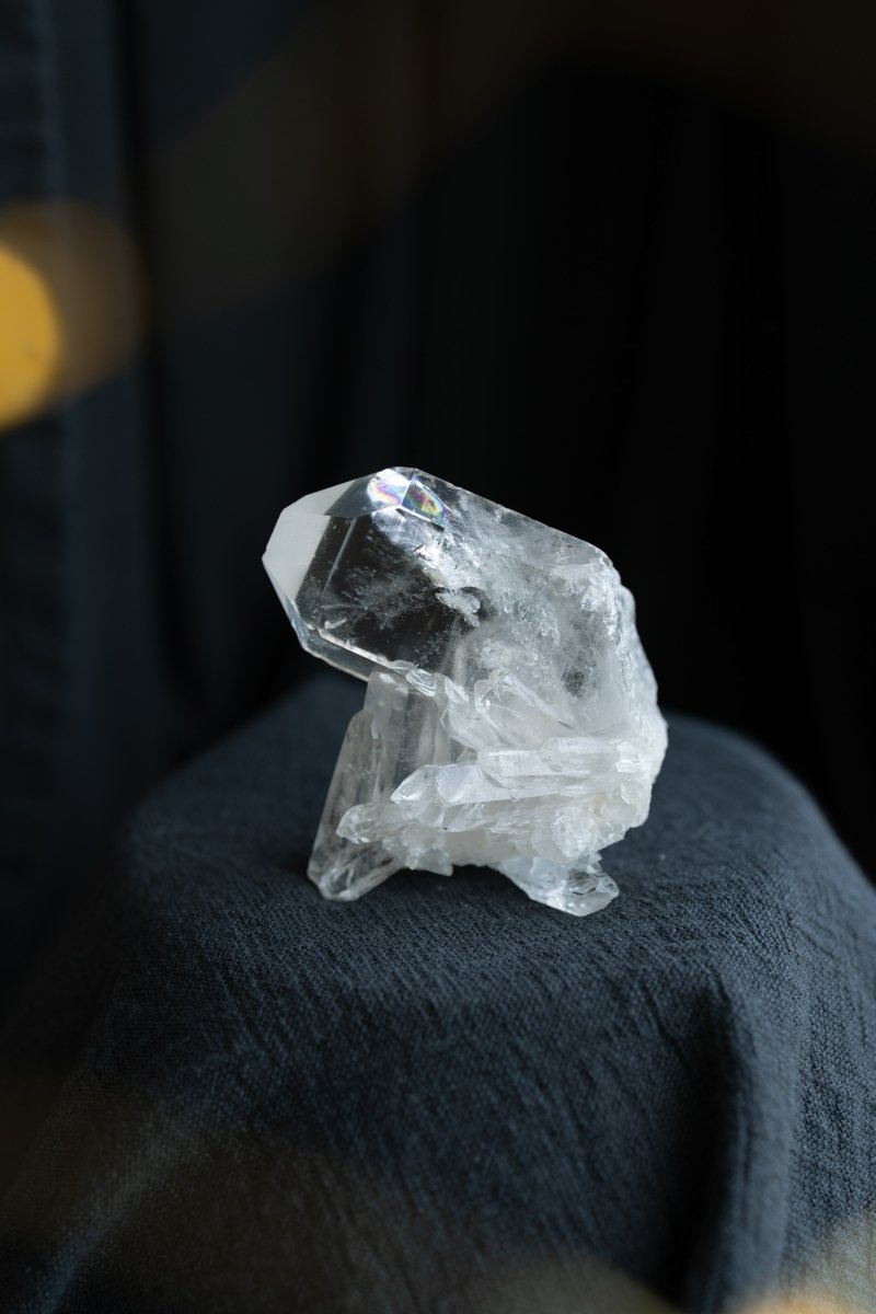 Clear Quartz Cluster, Diamantina, H Clear QuartzBrazil - Haus of Moss + Moon