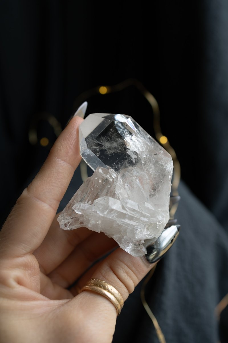 Clear Quartz Cluster, Diamantina, H Clear QuartzBrazil - Haus of Moss + Moon