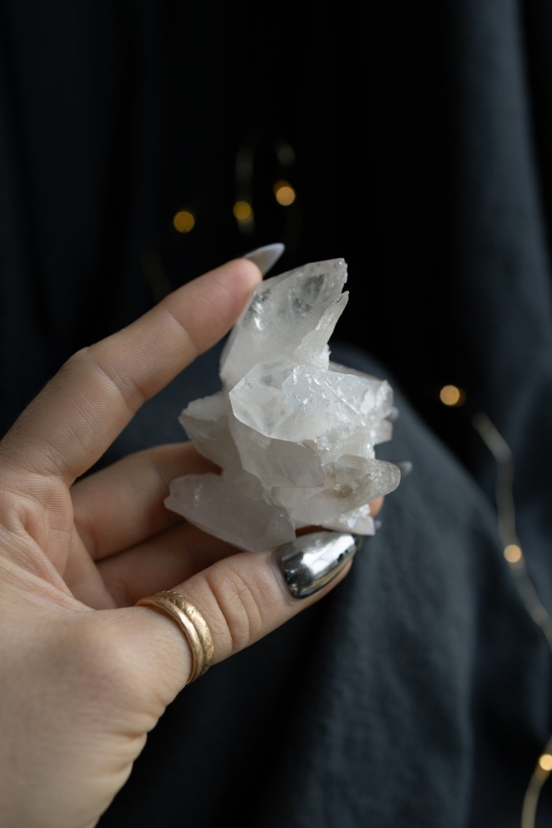 Clear Quartz Cluster, Diamantina, I Clear QuartzBrazil - Haus of Moss + Moon