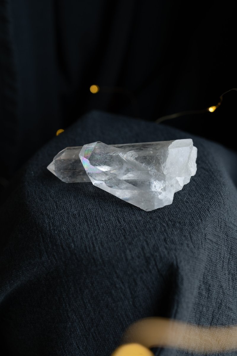 Clear Quartz Cluster, Diamantina, K Clear QuartzBrazil - Haus of Moss + Moon