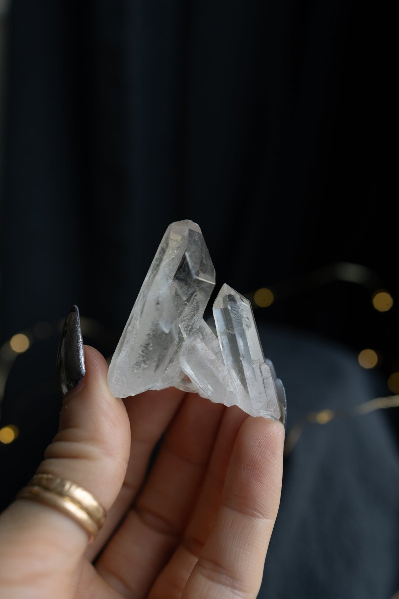 Clear Quartz Cluster, Diamantina, O Clear QuartzBrazil - Haus of Moss + Moon