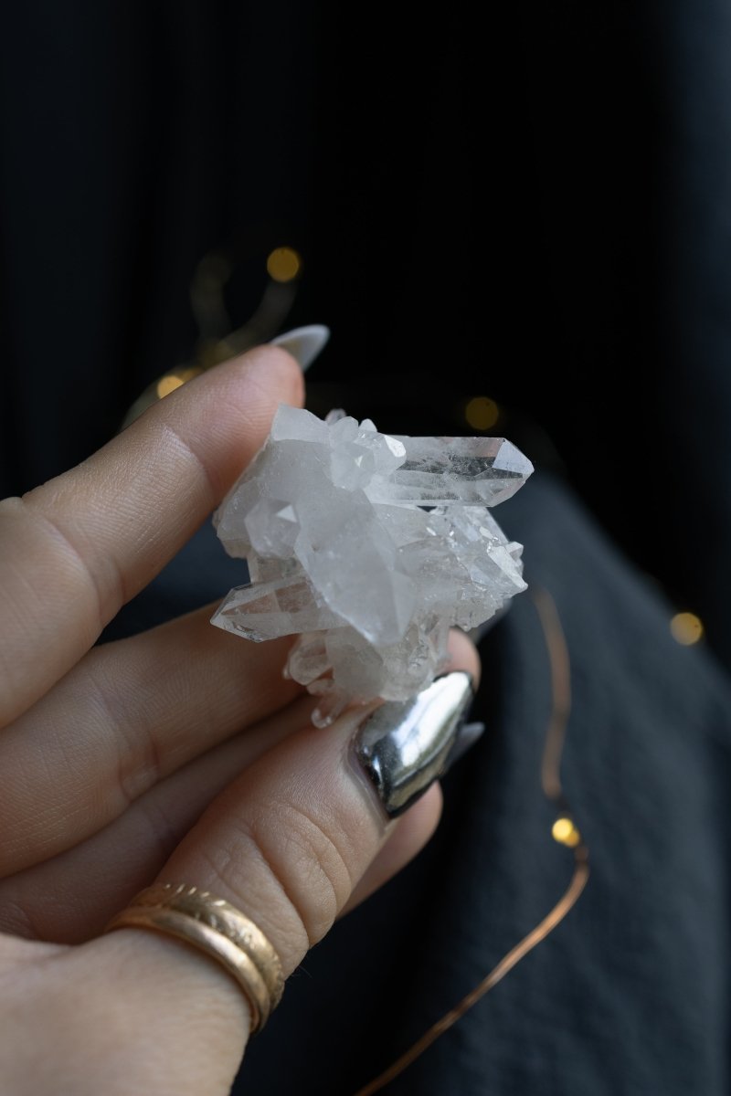 Clear Quartz Cluster, Diamantina, P Clear QuartzBrazil - Haus of Moss + Moon