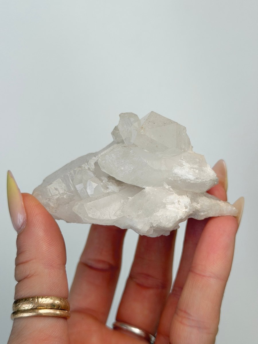 Clear Quartz Cluster, Madagascar Clear Quartz Madagascar - Haus of Moss + Moon