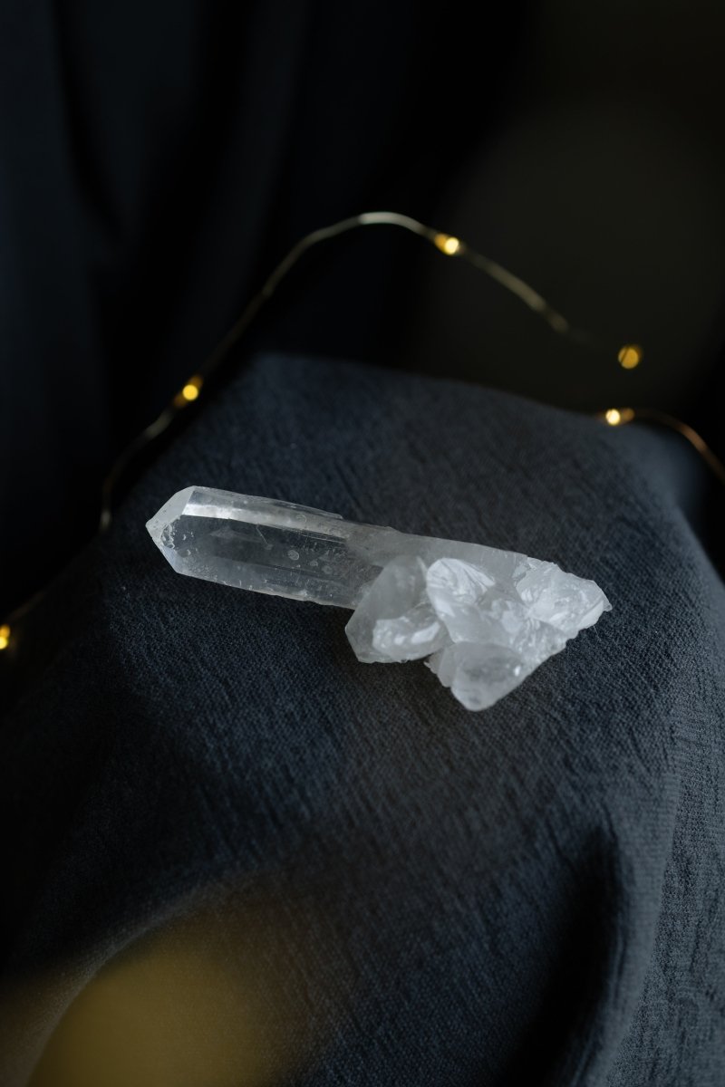 Clear Quartz Cluster Time Link, Diamantina, M Clear QuartzBrazil - Haus of Moss + Moon