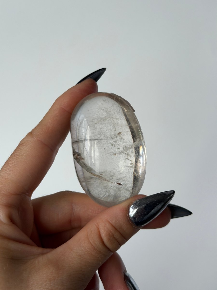 Clear Quartz Pebble, A Clear QuartzMadagascar - Haus of Moss and Moon