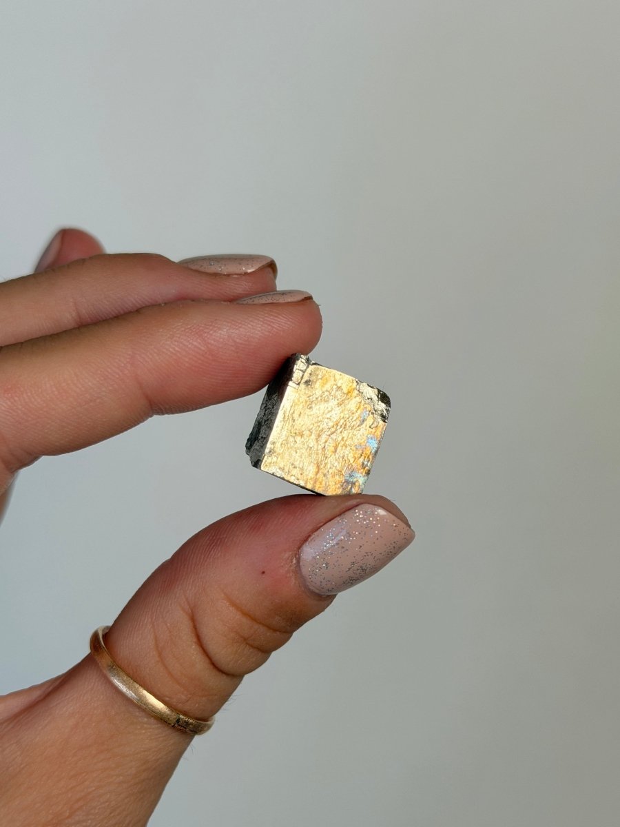 Cubic Pyrite, North Wales PyriteUnited Kingdom- Haus of Moss and Moon