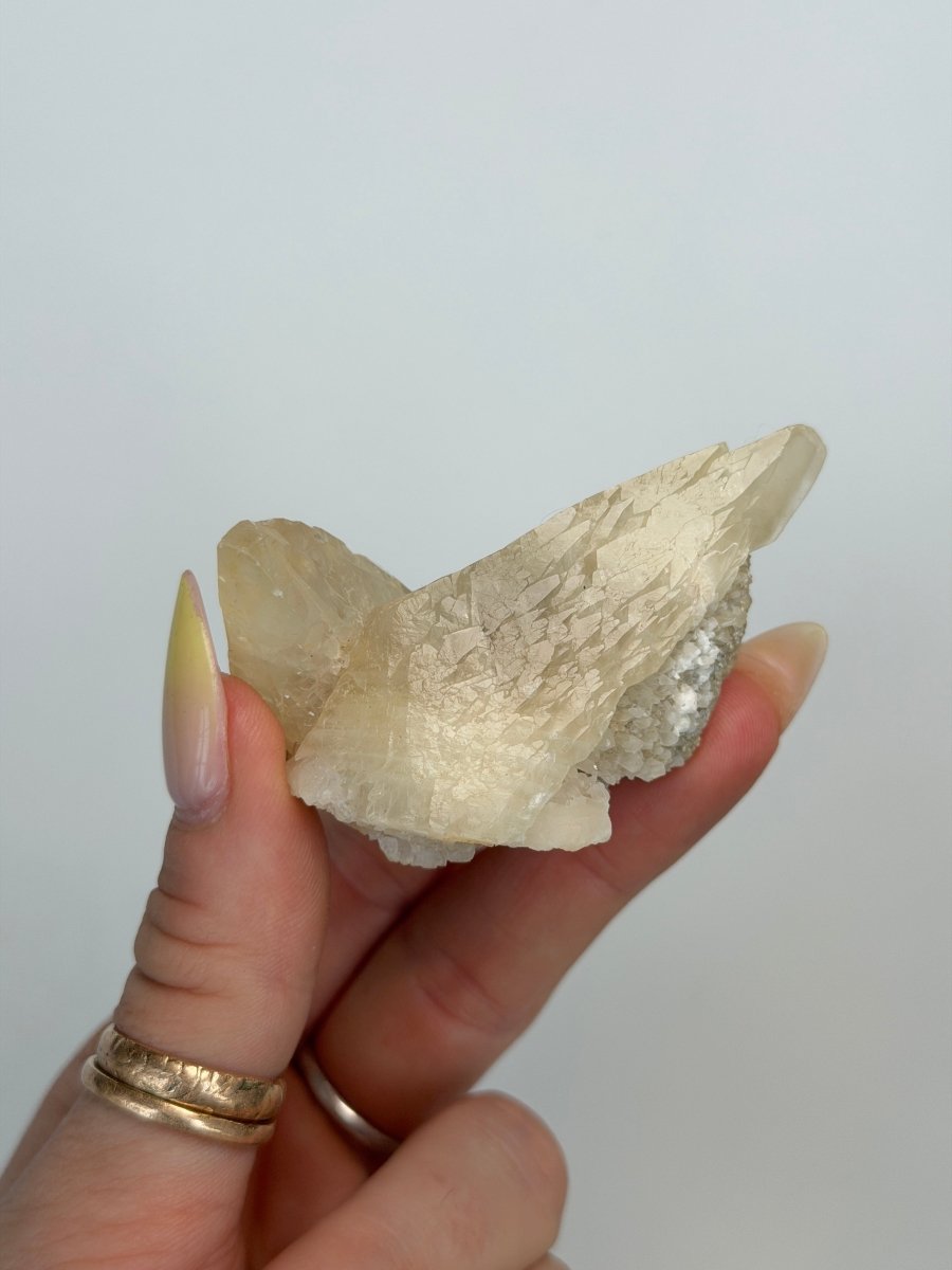 Dog Tooth Calcite, Yate, Bristol Calcite Bristol - Haus of Moss + Moon