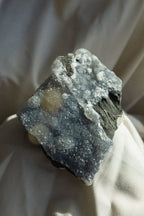 Drusy Blue Chalcedony with Apophyllite, Zeolites, A ZeolitesIndia - Haus of Moss + Moon