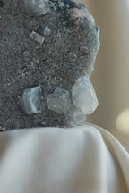 Drusy Blue Chalcedony with Apophyllite, Zeolites, A ZeolitesIndia - Haus of Moss + Moon