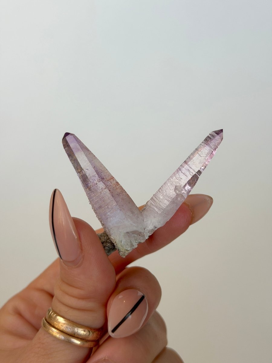 Drusy Vera Cruz Amethyst, B Amethyst Mexico - Haus of Moss + Moon