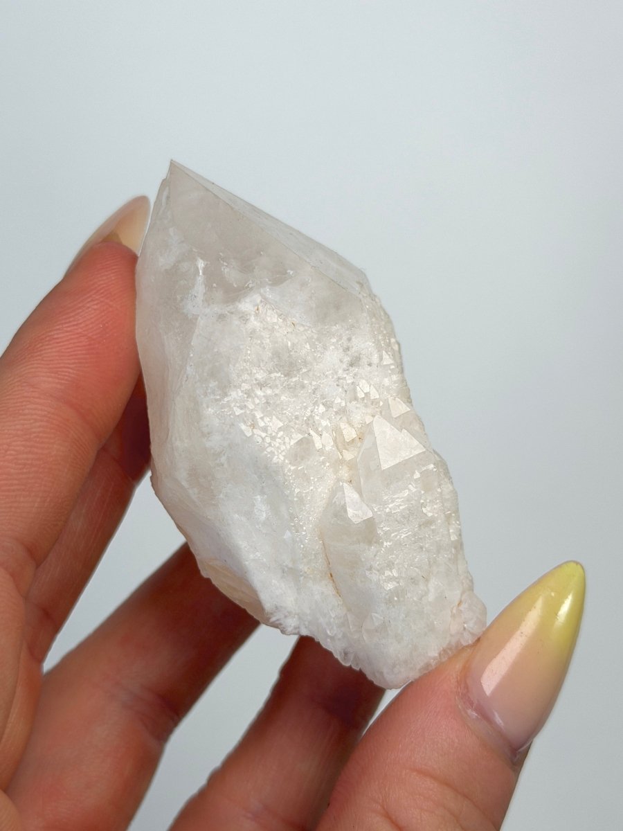 Elestial Clear Quartz Point, Madagascar Clear Quartz Madagascar - Haus of Moss + Moon